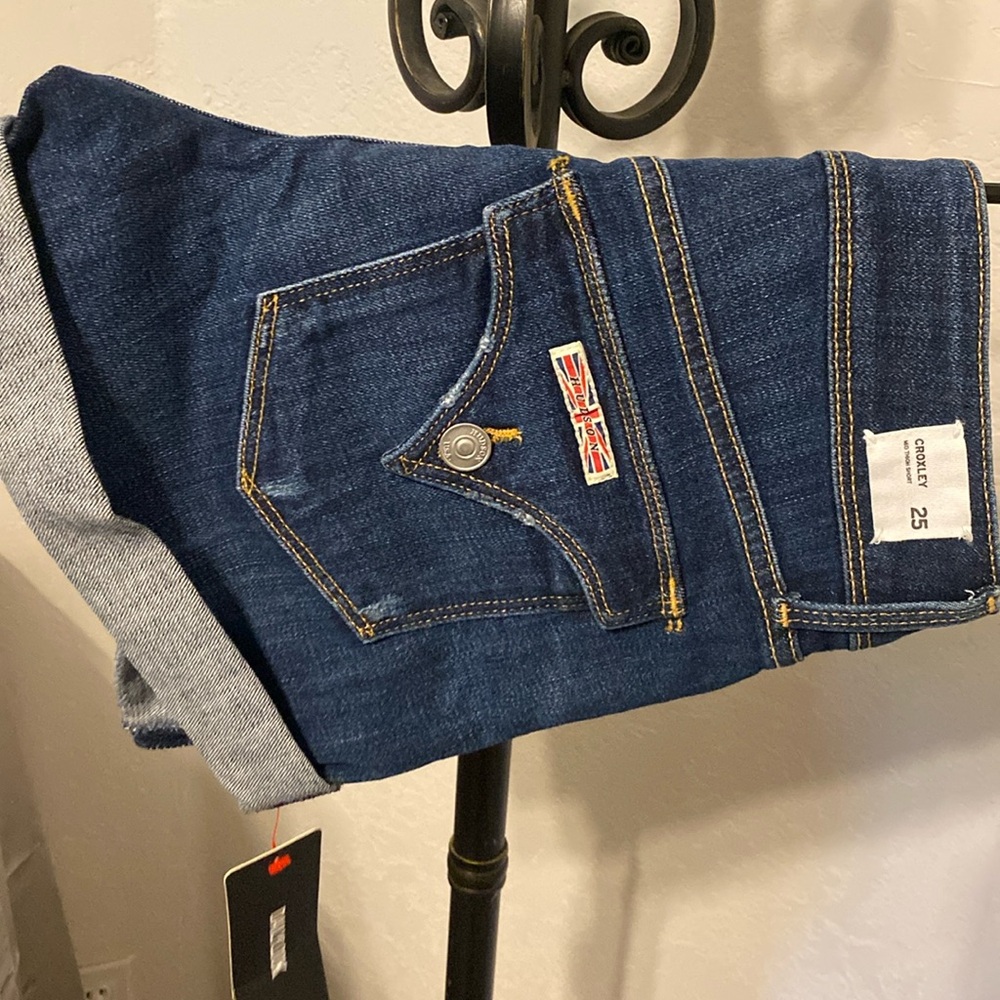 Hudson Cuffed Jean Shorts NWT